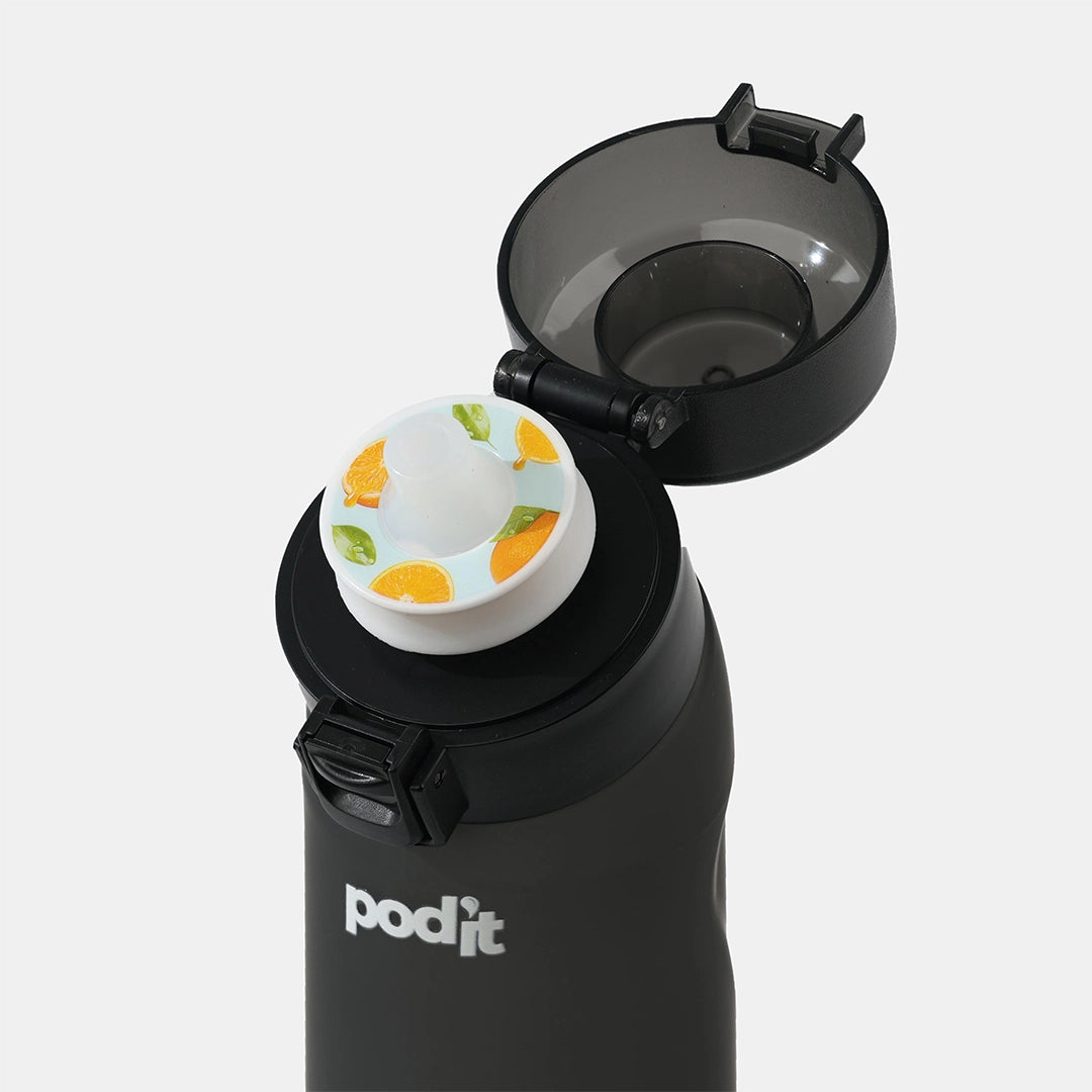 Podit_plastic_black_flavored_water_bottle_close_up