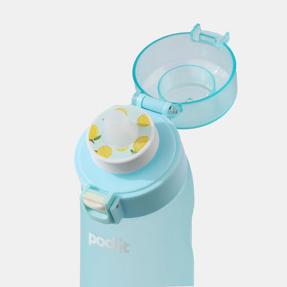 Podit_plastic_blue_flavored_water_bottle_close_up
